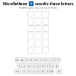 Wordle 3 letters