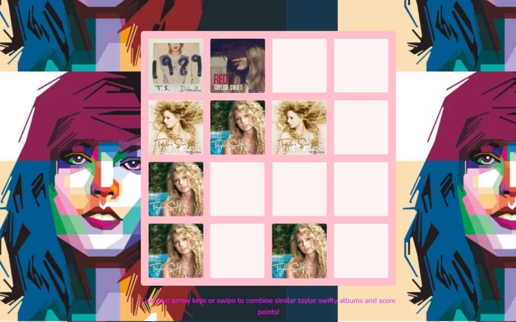 Taylor Swift Games - Taylor 2048